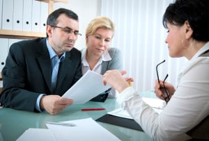 Insurance Broker  with Couple